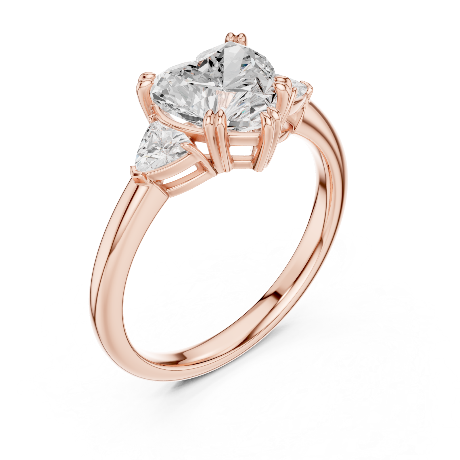  Rose Gold Enchanted Promise Ring Right View
