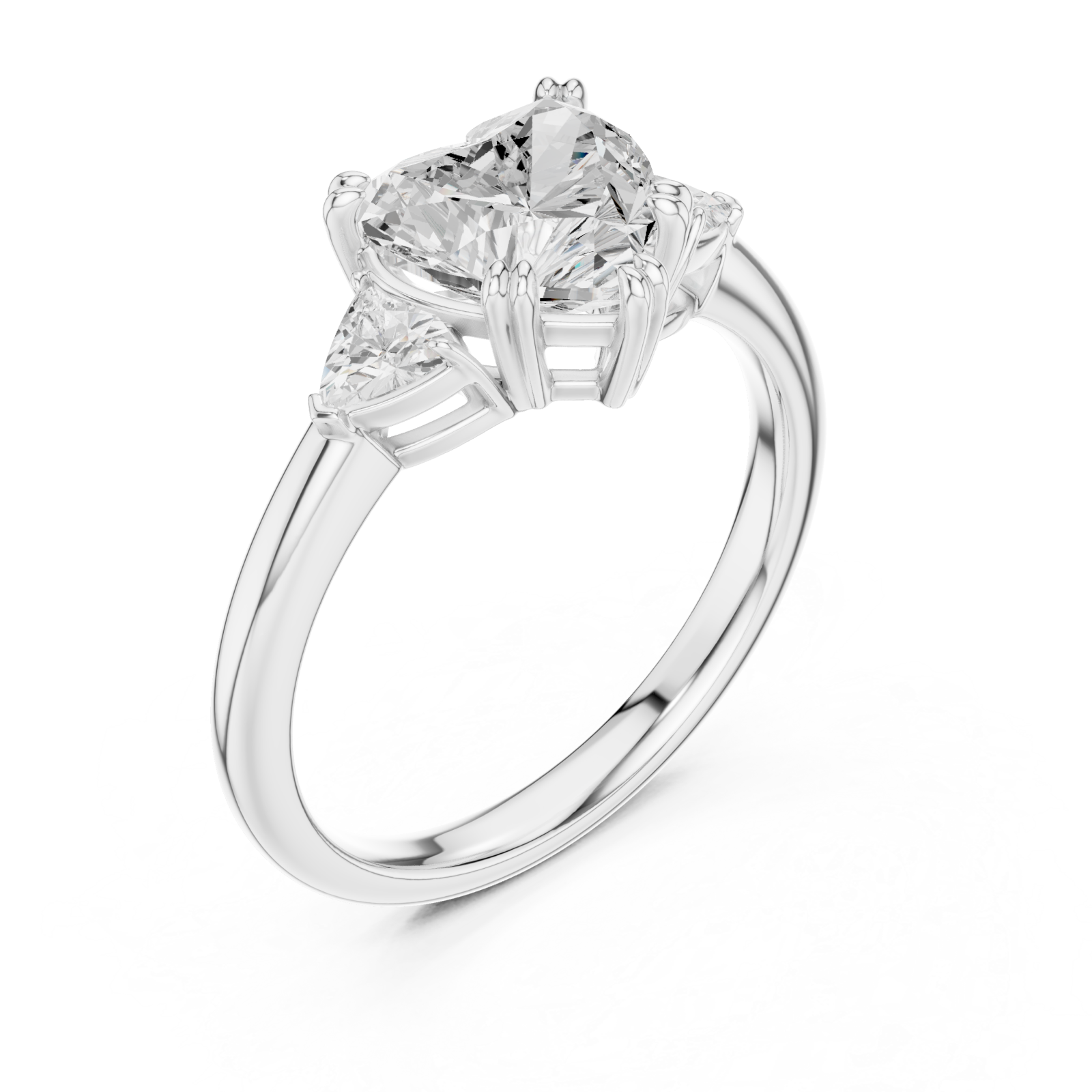  White Gold Enchanted Promise Ring Right View