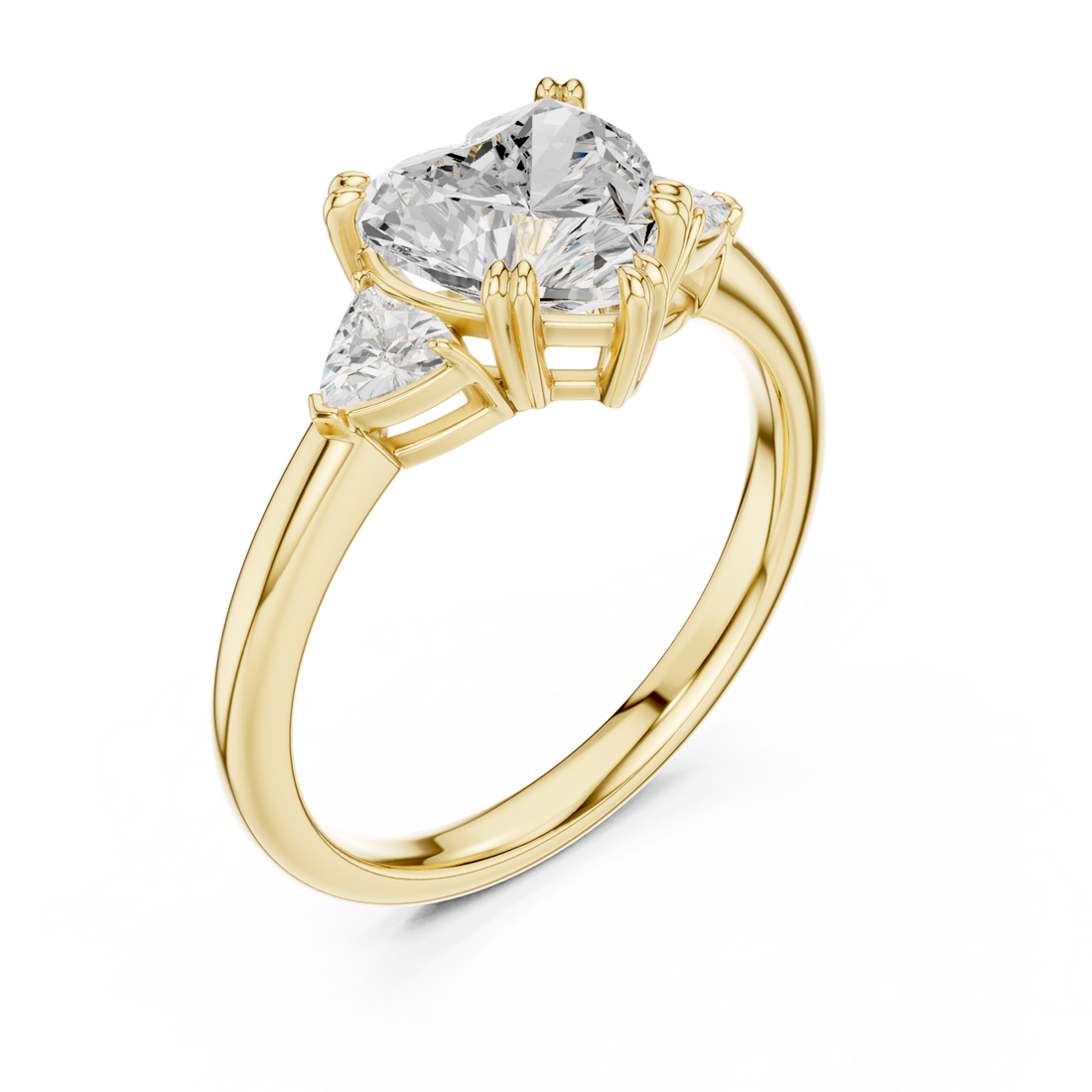 Gold Enchanted Promise Ring Right View