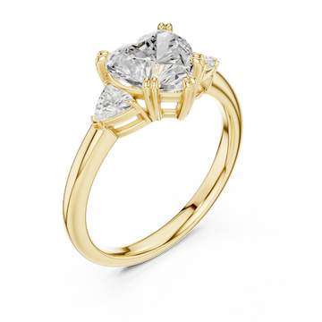 Gold Enchanted Promise Ring Right View