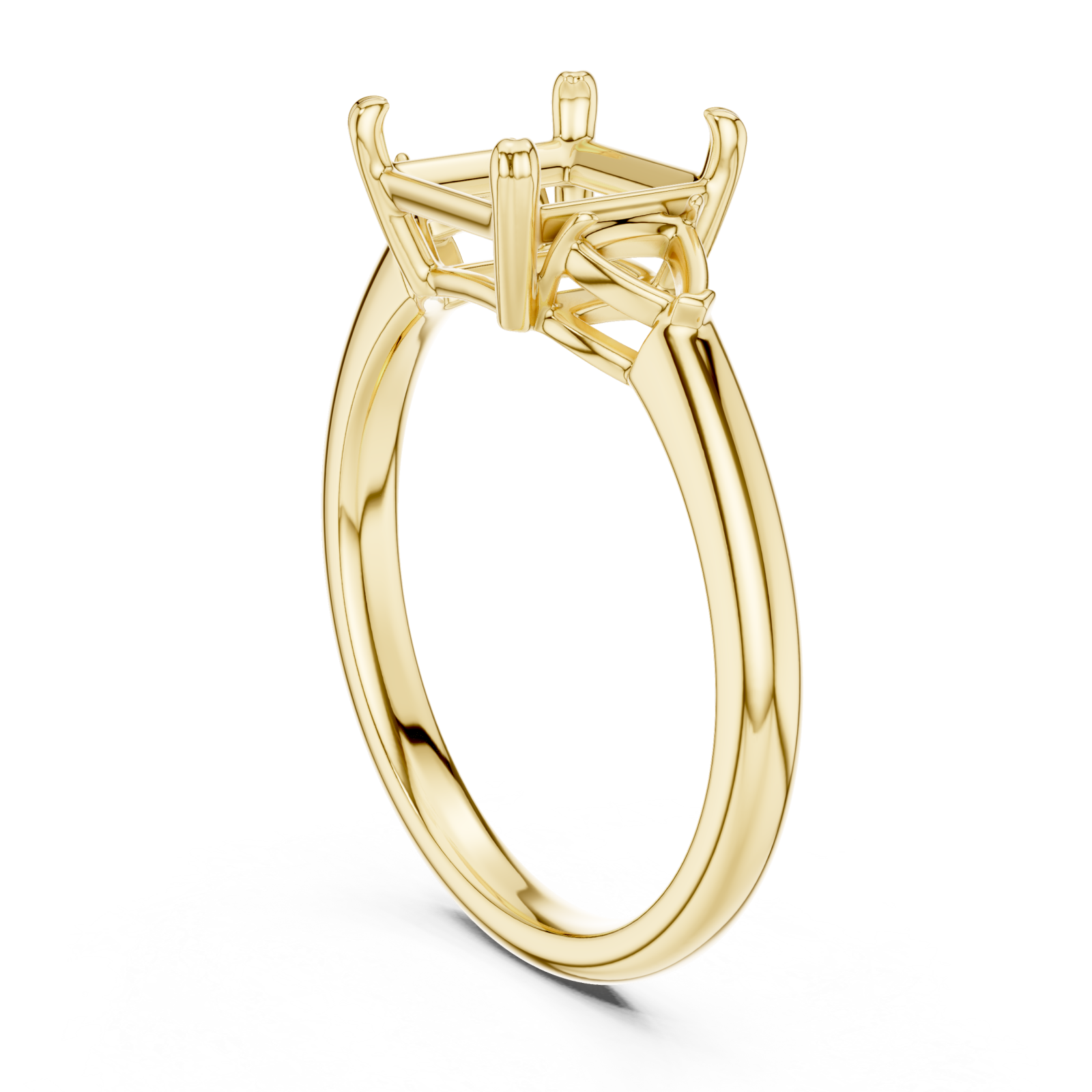  Gold Sculpted Grace Ring Left View