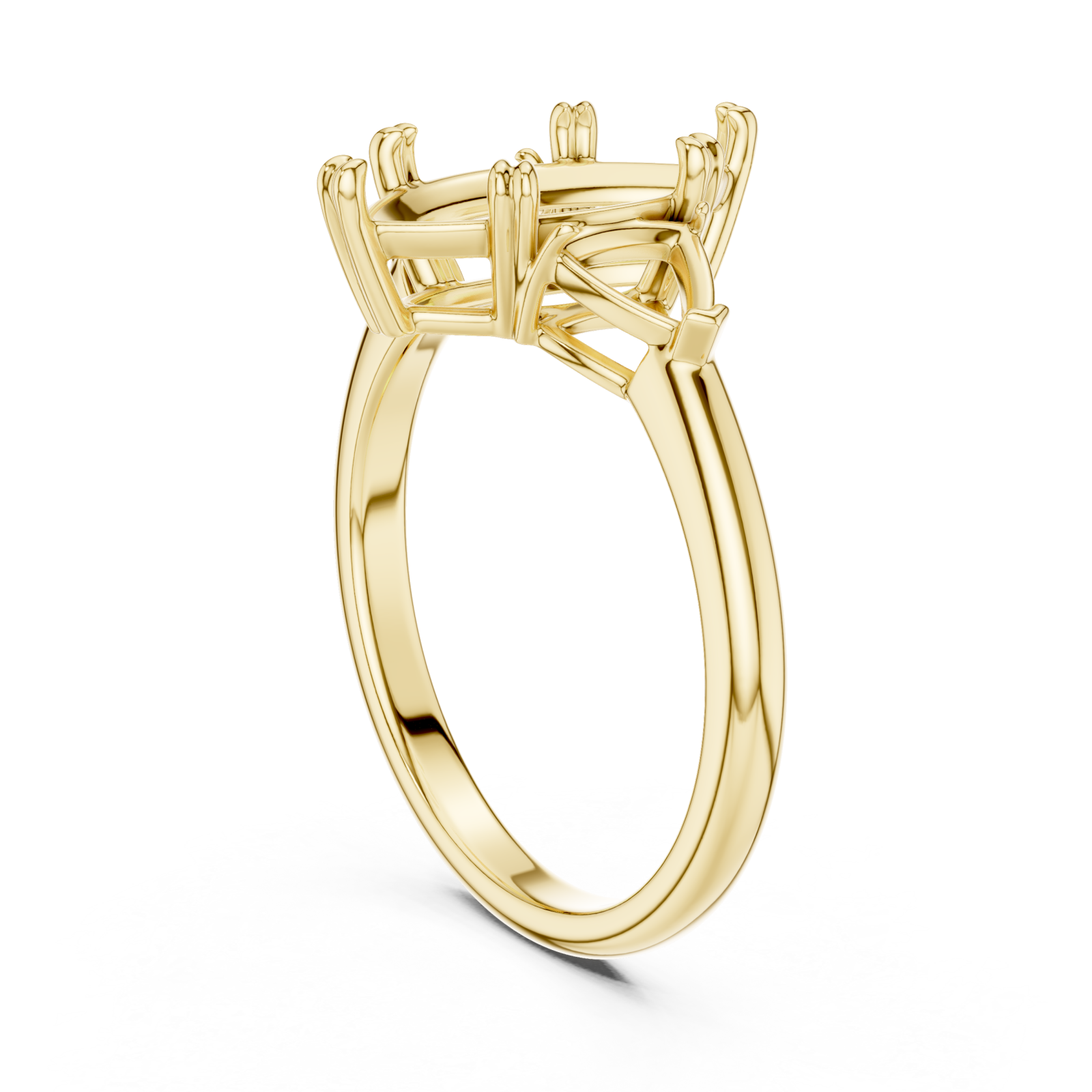  Gold Twilight Embrace Crown Ring Left View