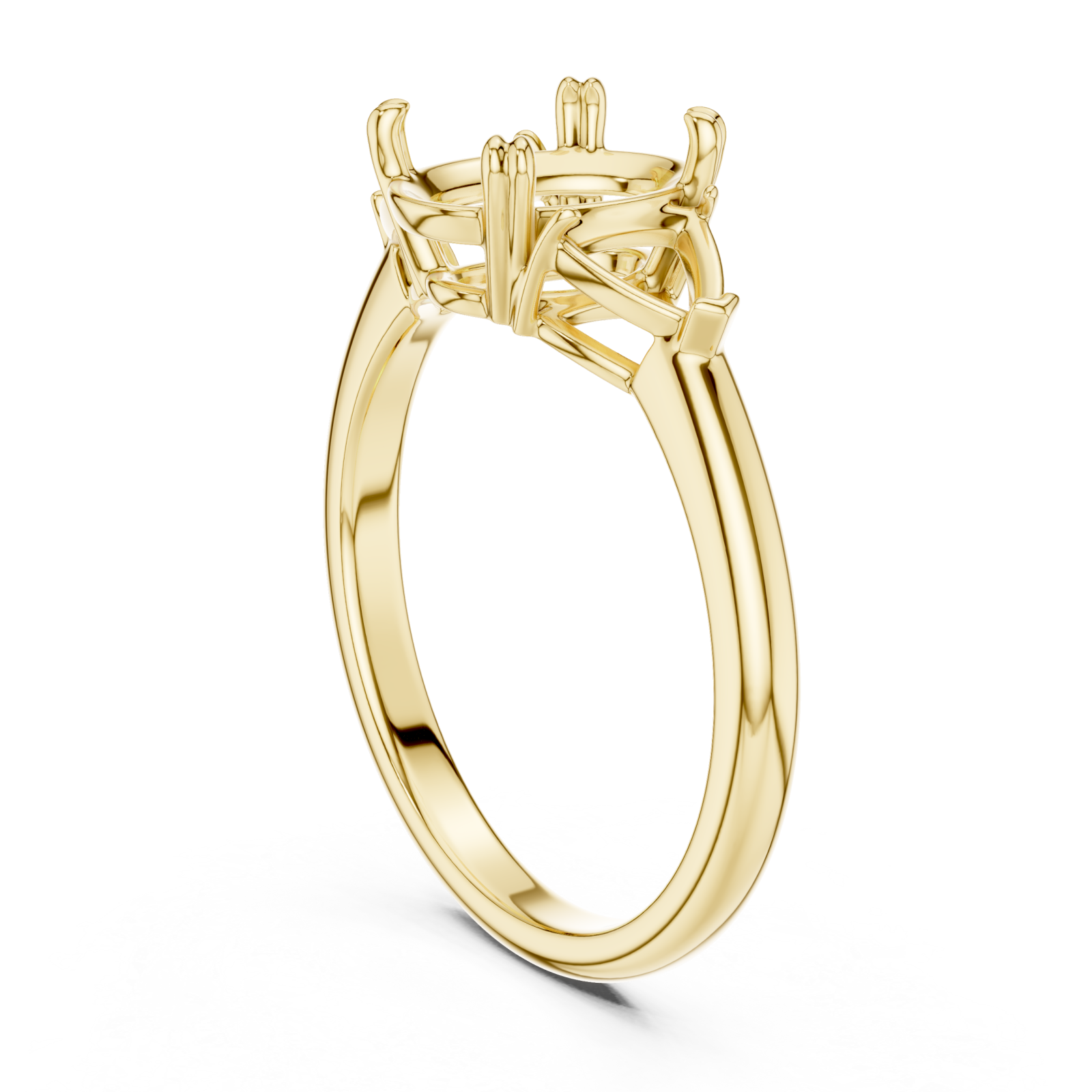  Gold Celestial Arc Embrace Ring Left View