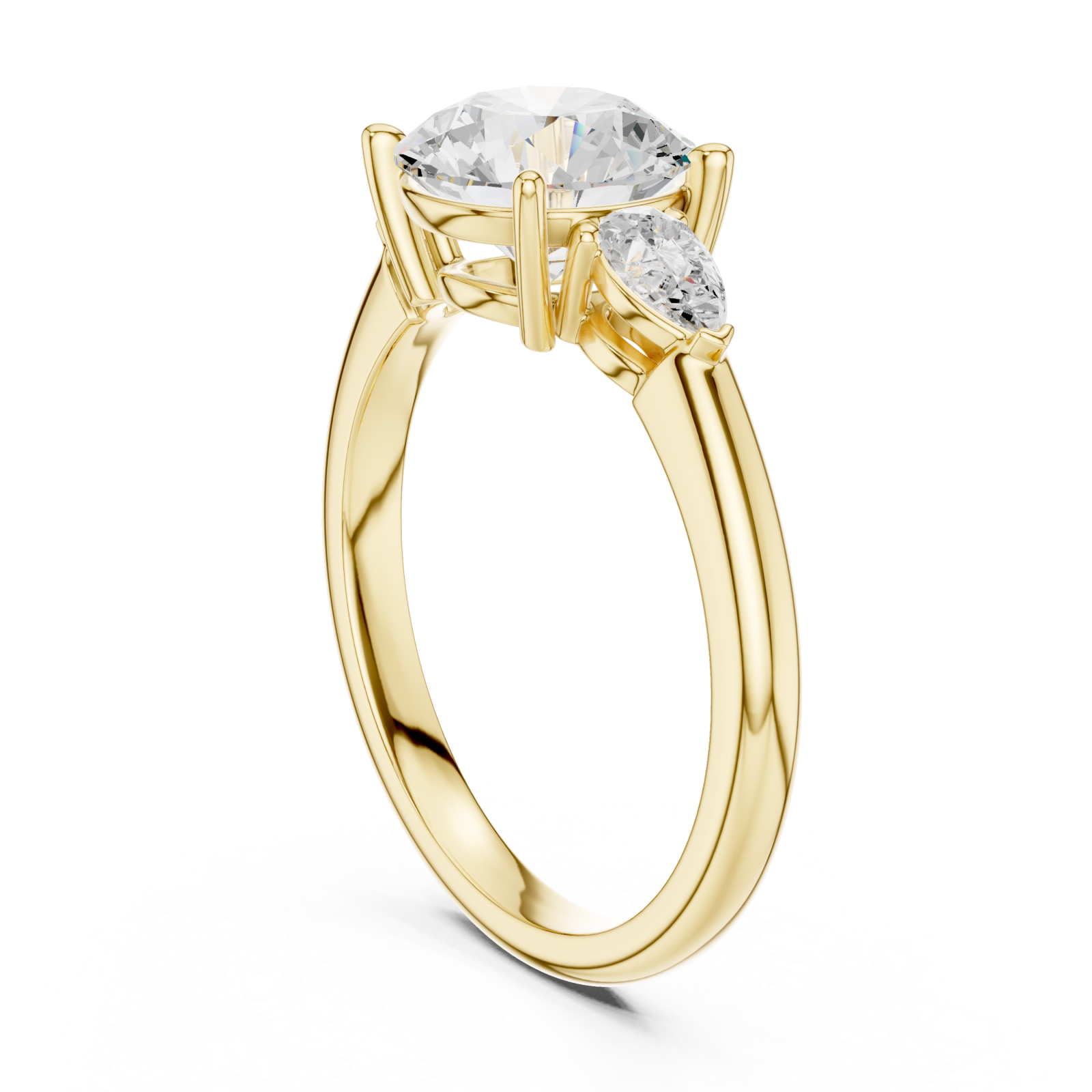  Gold Starlit Embrace Ring Left View