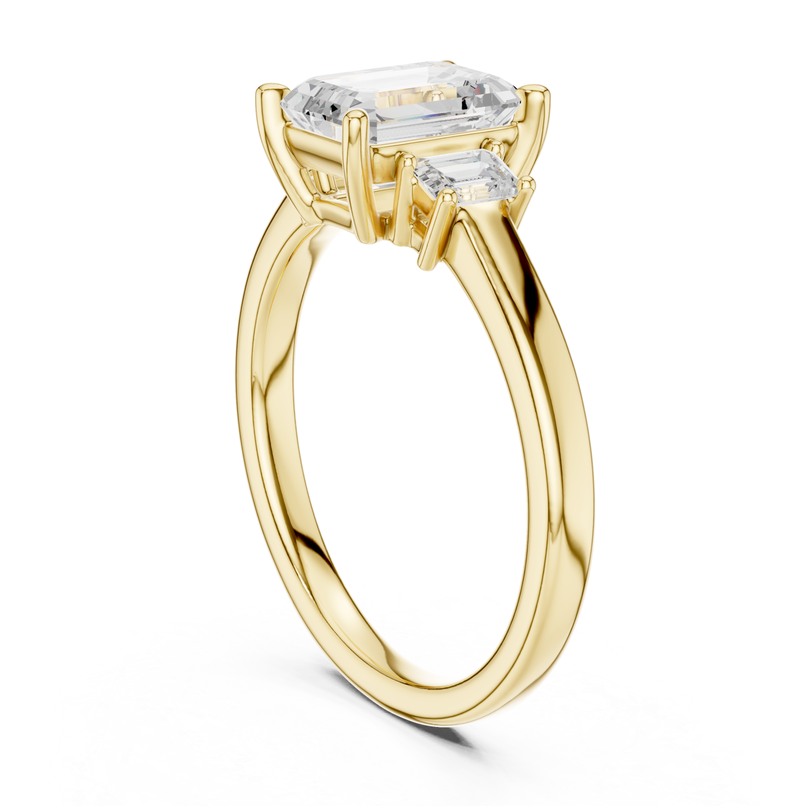  Gold Celestial Promise Elegant Ring Left View