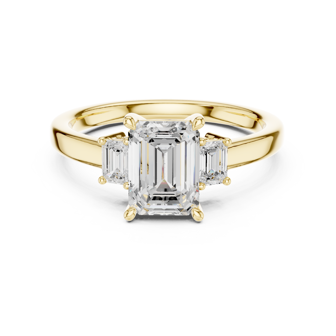 Gold Celestial Promise Elegant Ring Right View