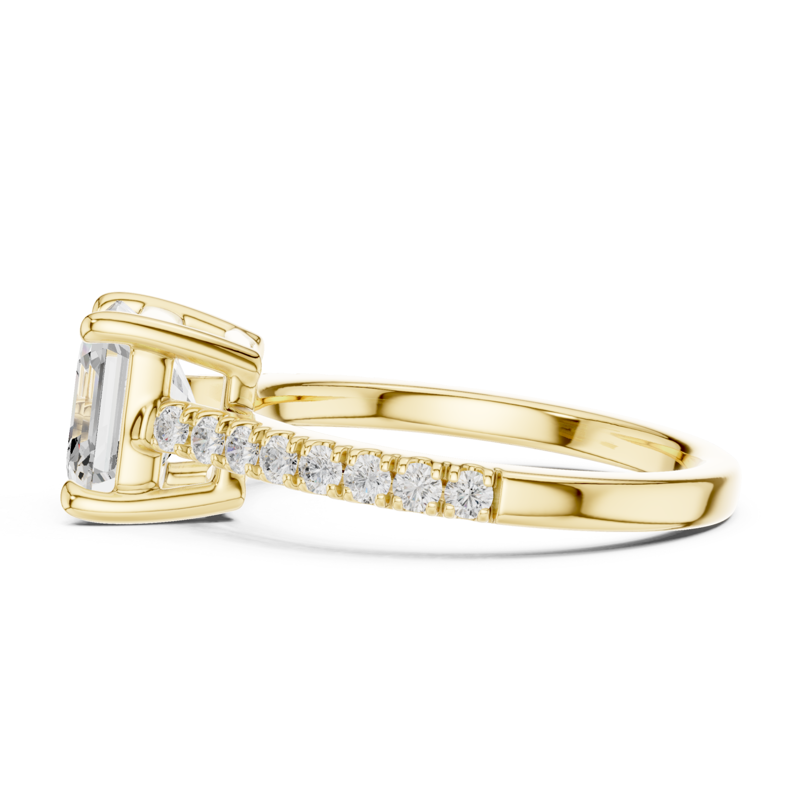  Gold Celestial Allure Ring Side View