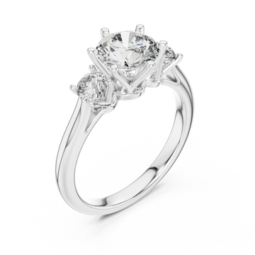  White Gold Infinite Promise Brilliant Solitaire Band Right View