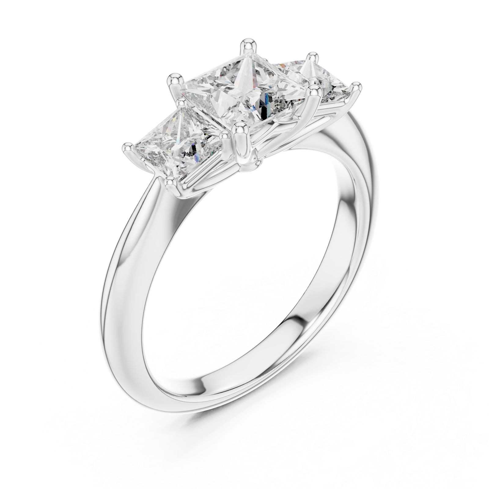  White Gold Eternal Grace Radiant Pledge Everlasting Ring Right View