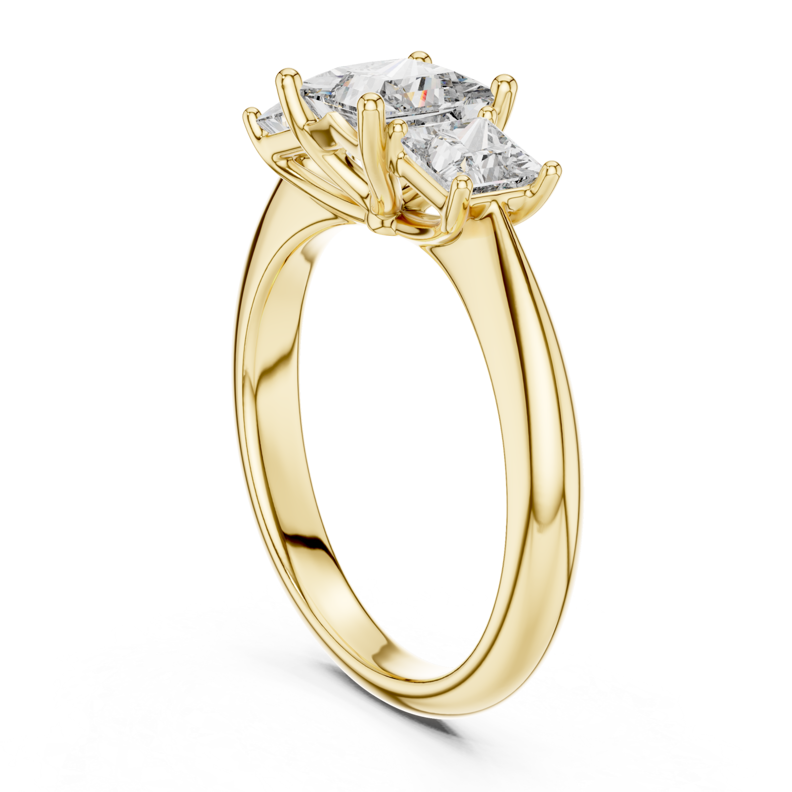  Gold Eternal Grace Radiant Pledge Everlasting Ring Left View