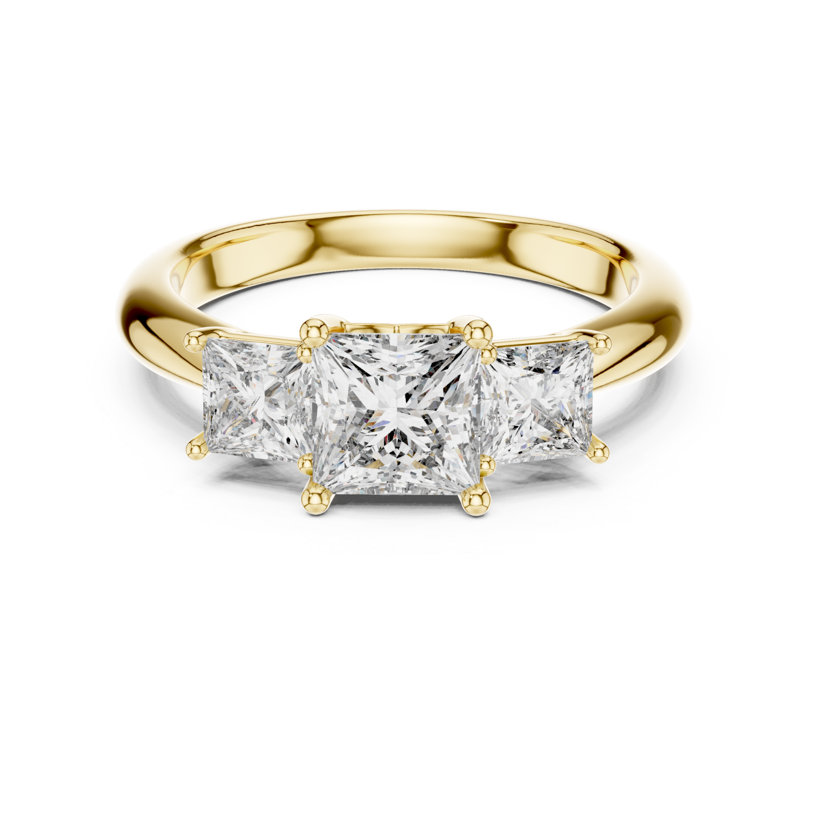  Gold Eternal Grace Radiant Pledge Everlasting Ring Front View