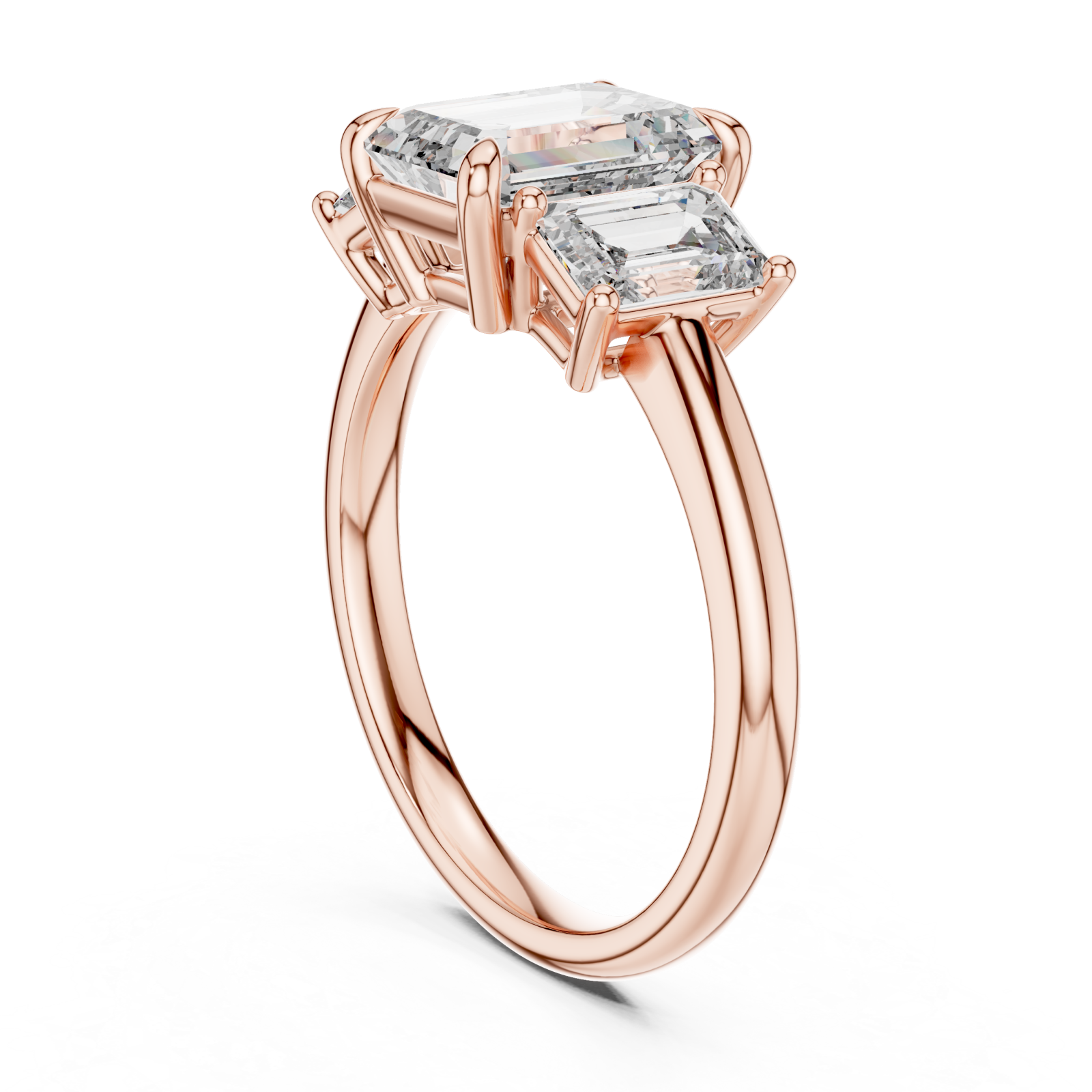  Rose Gold Duo Grace Highlight Band Left View
