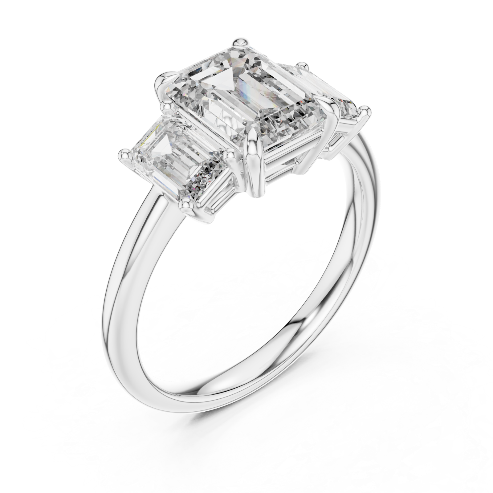  White Gold Duo Grace Highlight Band Right View