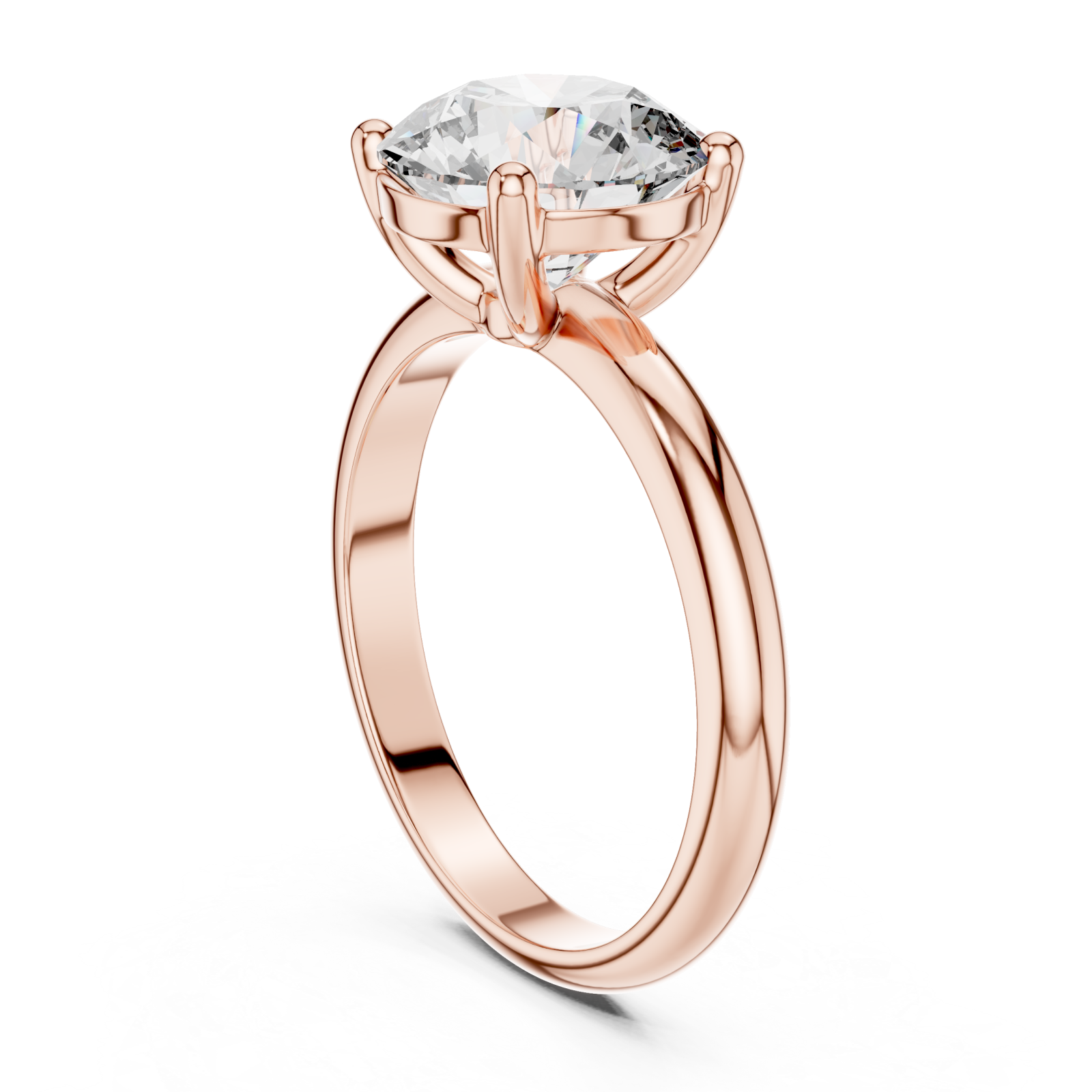  Rose Gold Celestial Promise Pure Elegance Band Left View
