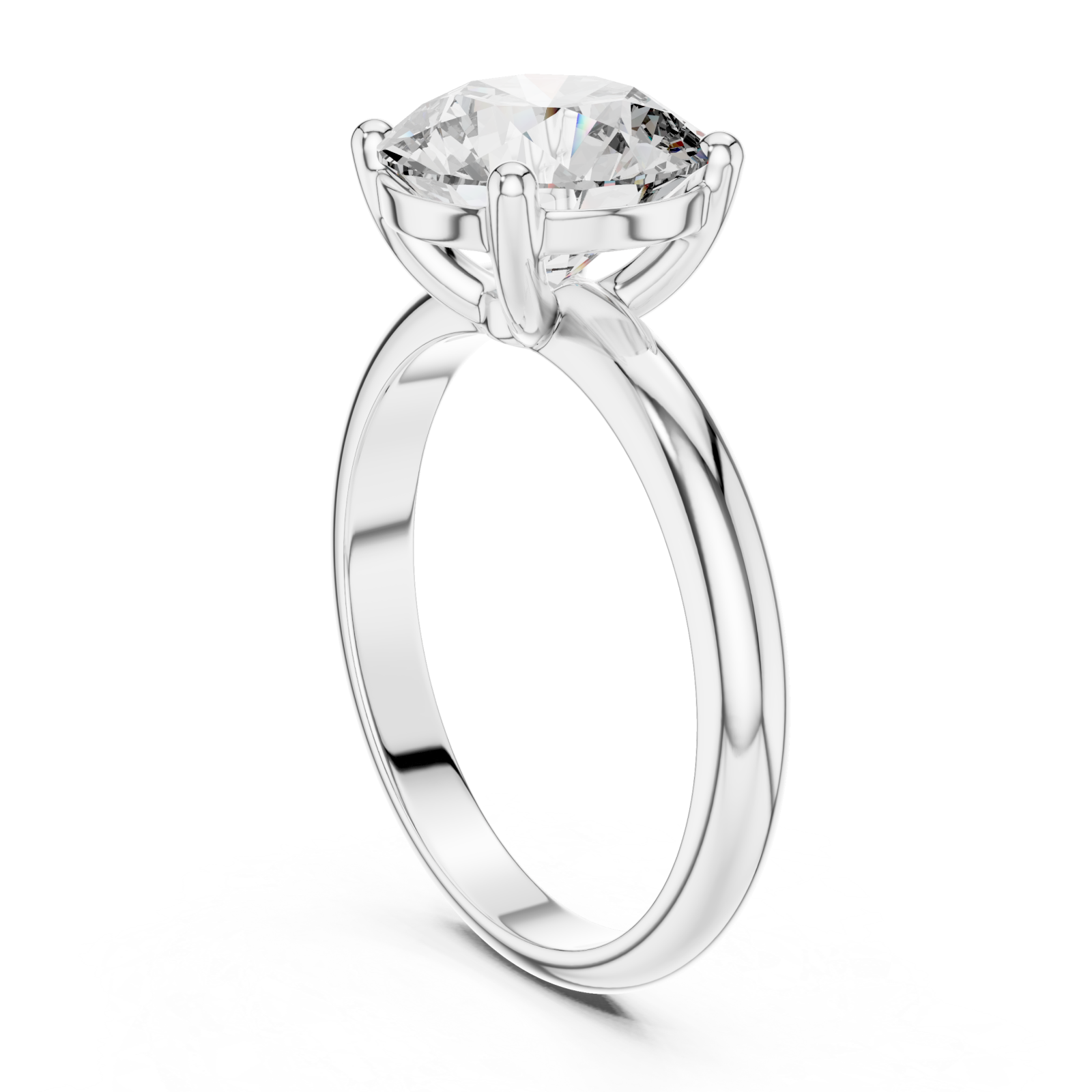  White Gold Celestial Promise Pure Elegance Band Left View