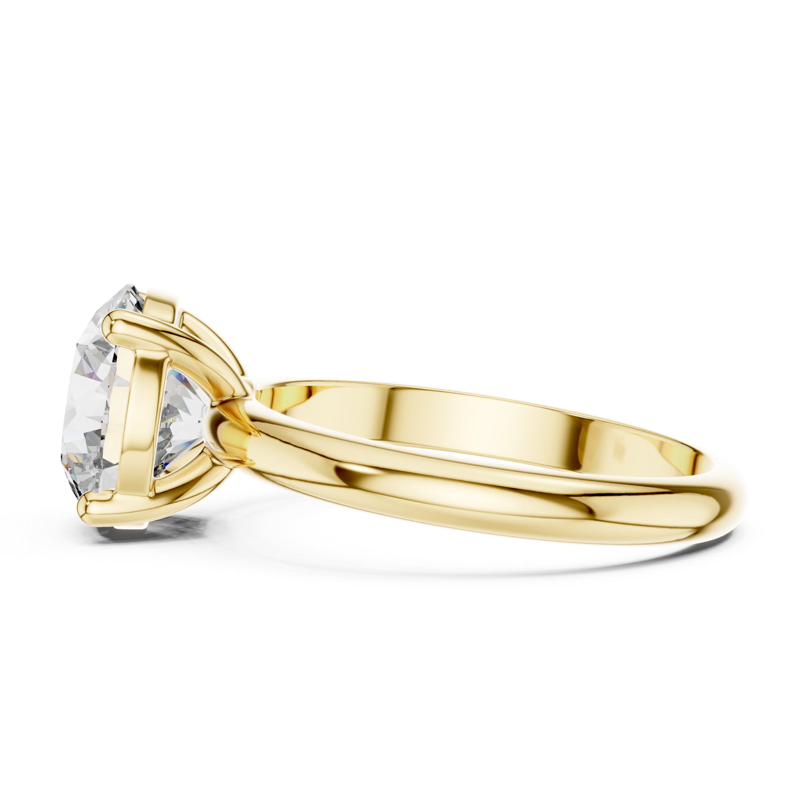  Gold Celestial Promise Pure Elegance Band Side View