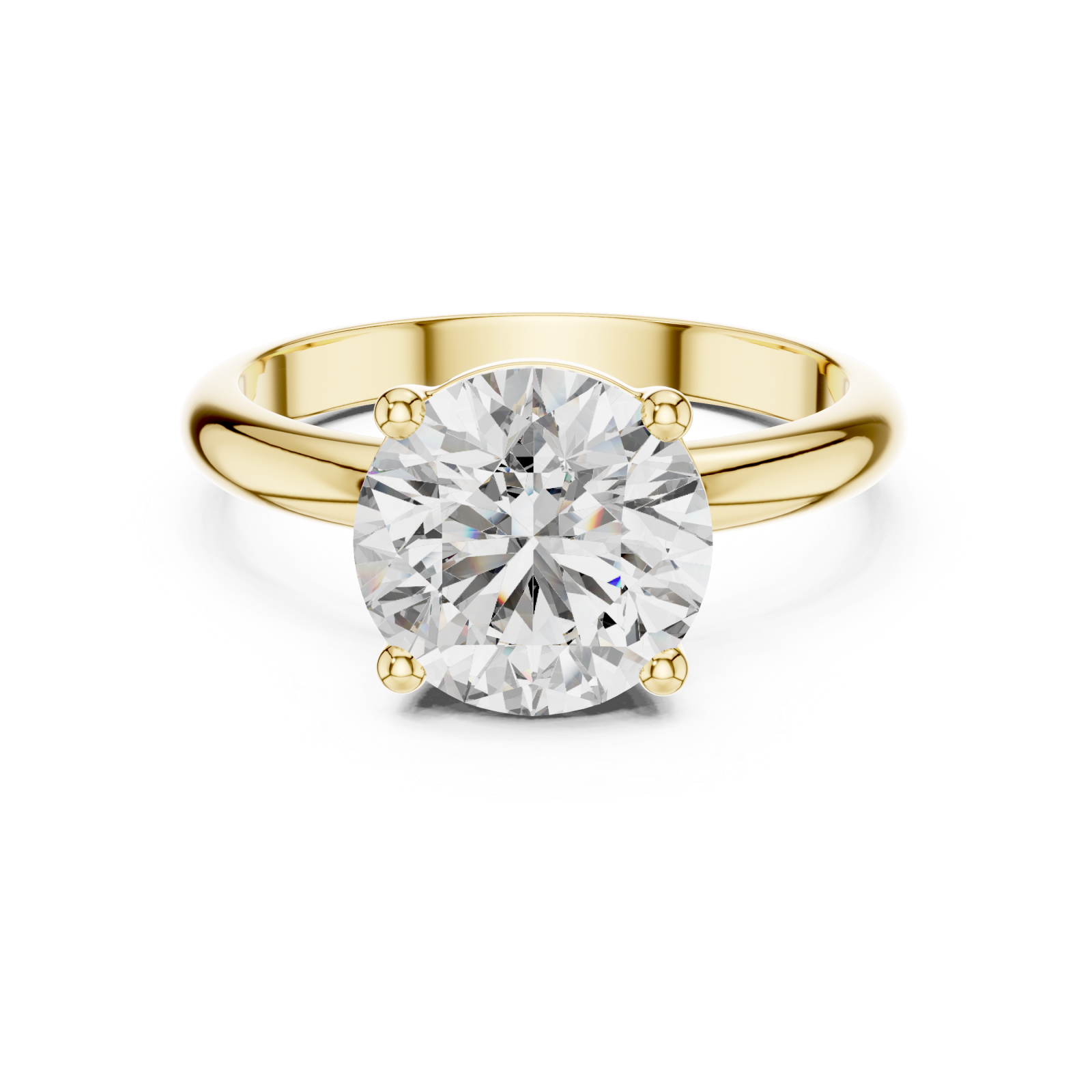  Gold Celestial Promise Pure Elegance Band Front View