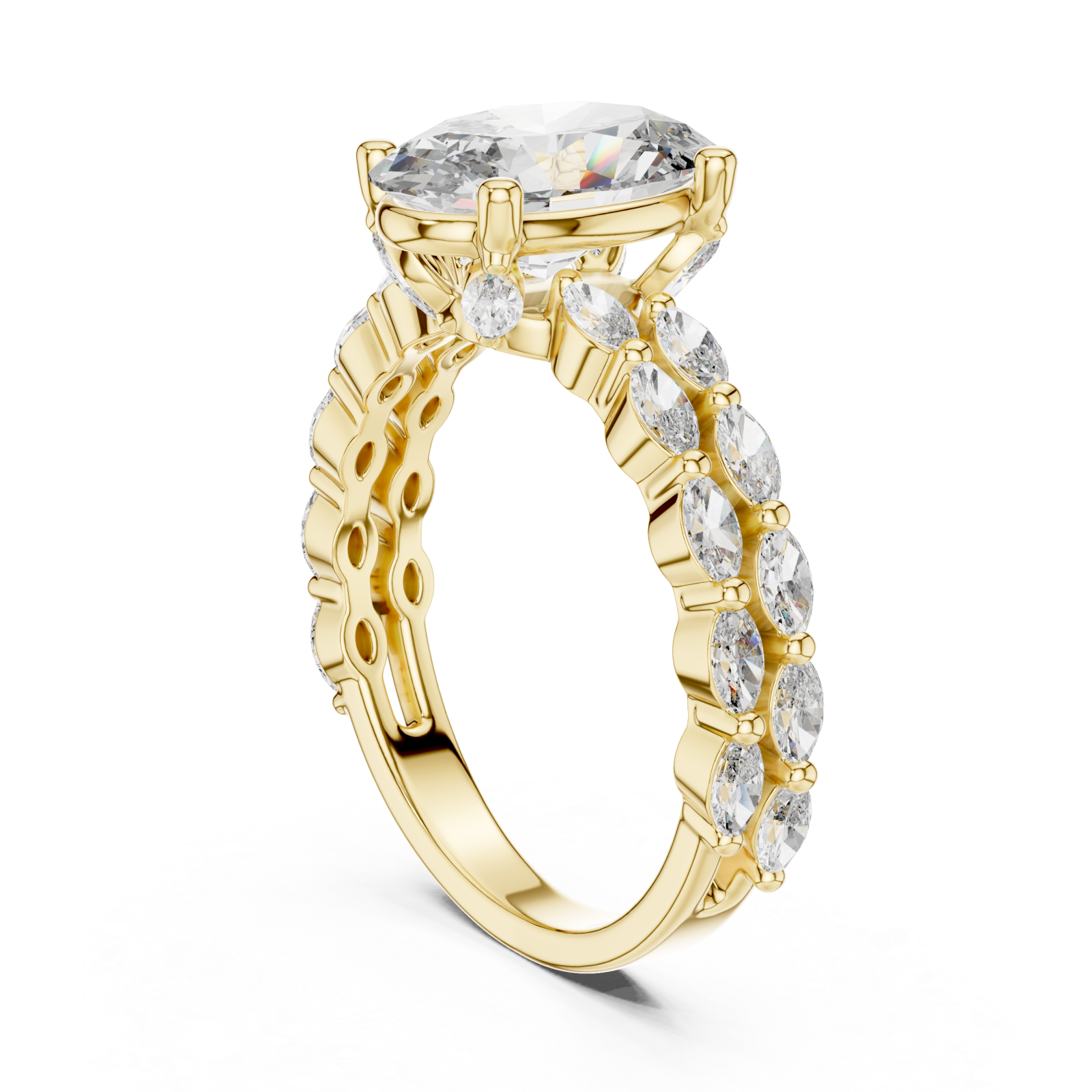  Gold Eternal Whisper Tranquillity Band Left View