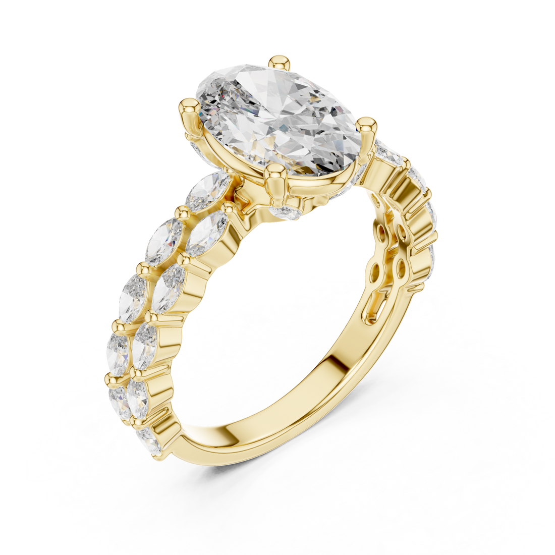 Gold Eternal Whisper Tranquillity Band Right View