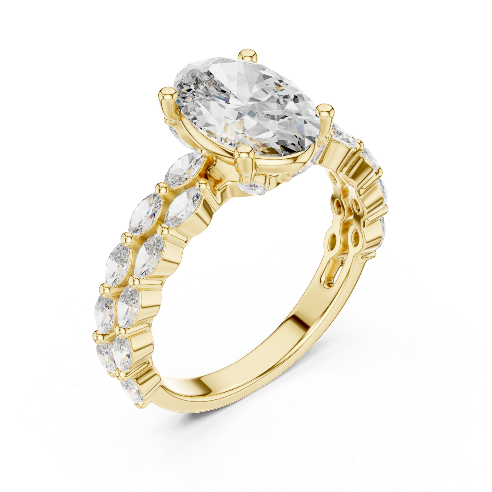 Gold Eternal Whisper Tranquillity Band Right View