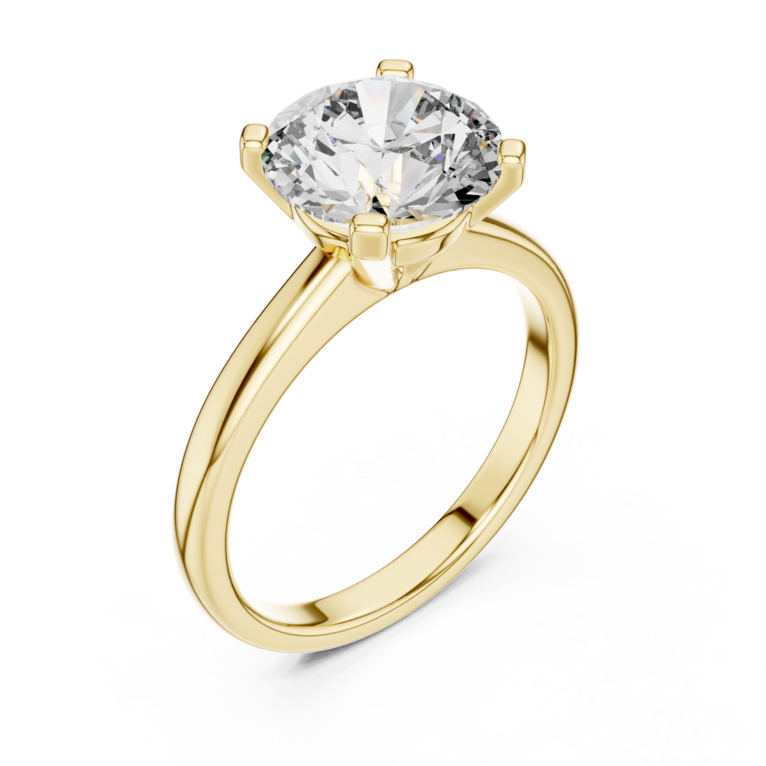 Gold Celestial Embrace Artisan Band Ring Right View