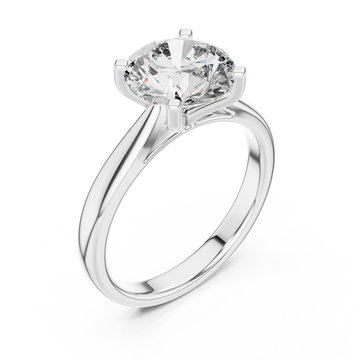  White Gold Celestial Pathway Sparkle Band Ring Right View