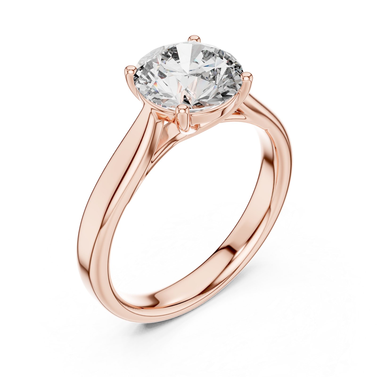  Rose Gold Celeste Timeless Solitaire Right View