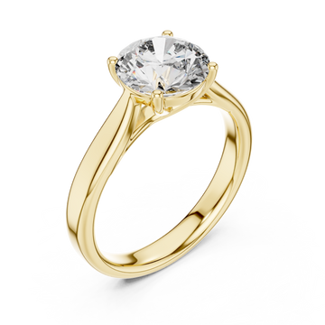 Gold Celeste Timeless Solitaire Right View