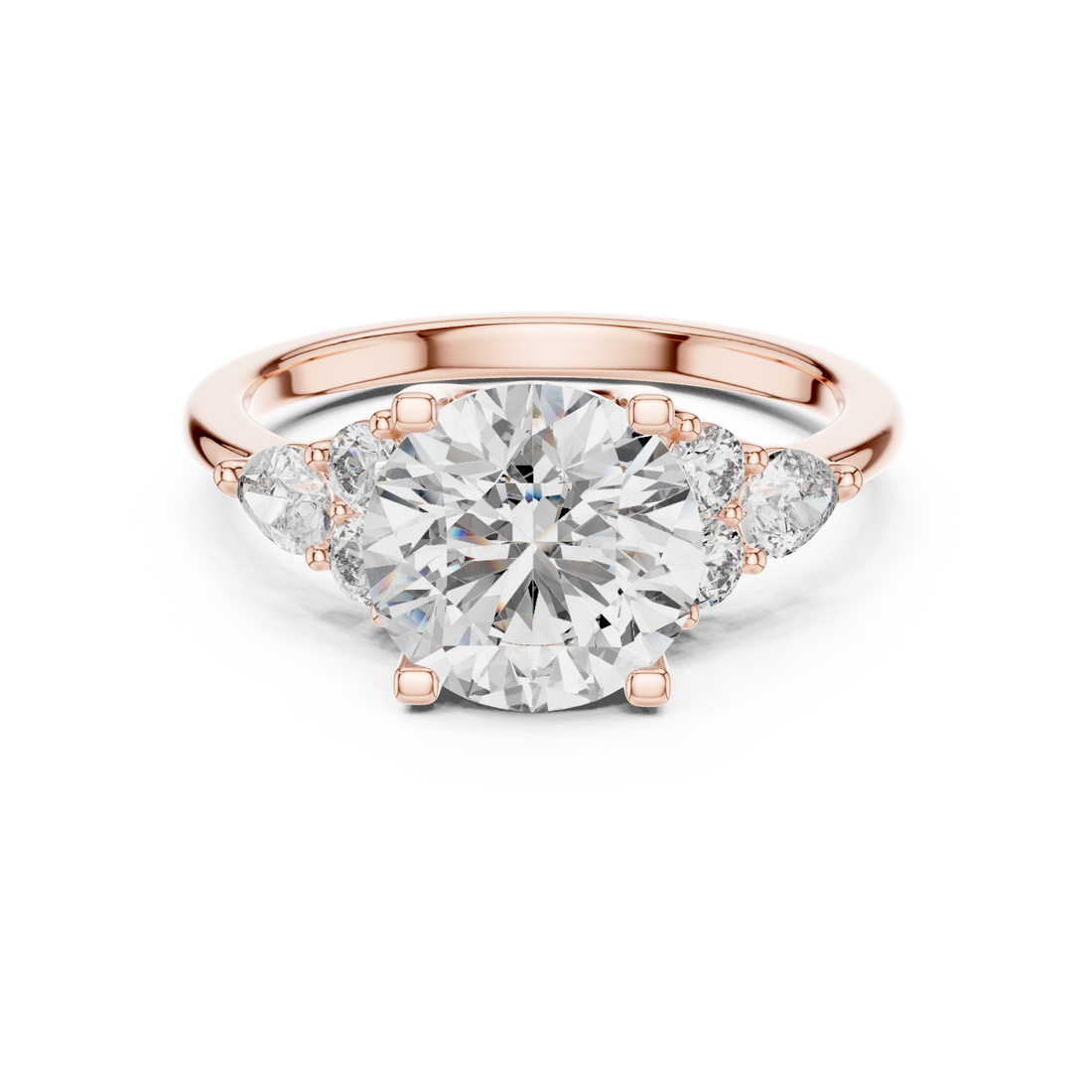  Rose Gold Royal Crest Signature Ring Right View