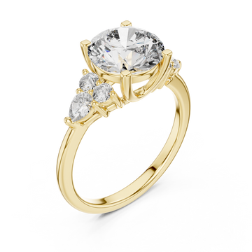 Gold Royal Crest Signature Ring Right View