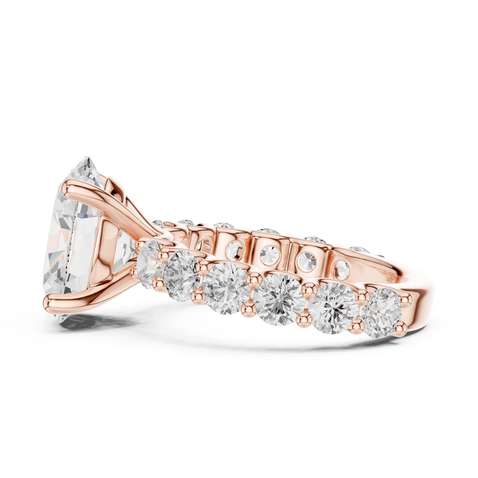  Rose Gold Celestial Grandeur Ring Side View