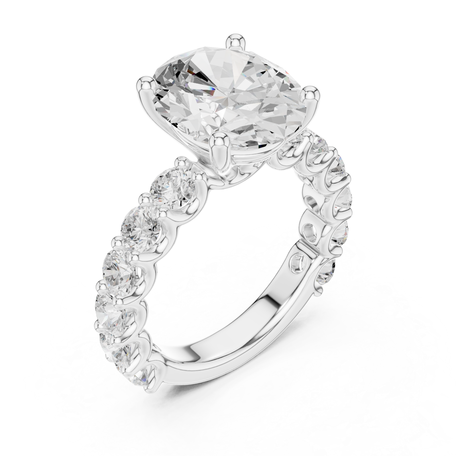  White Gold Celestial Grandeur Ring Right View
