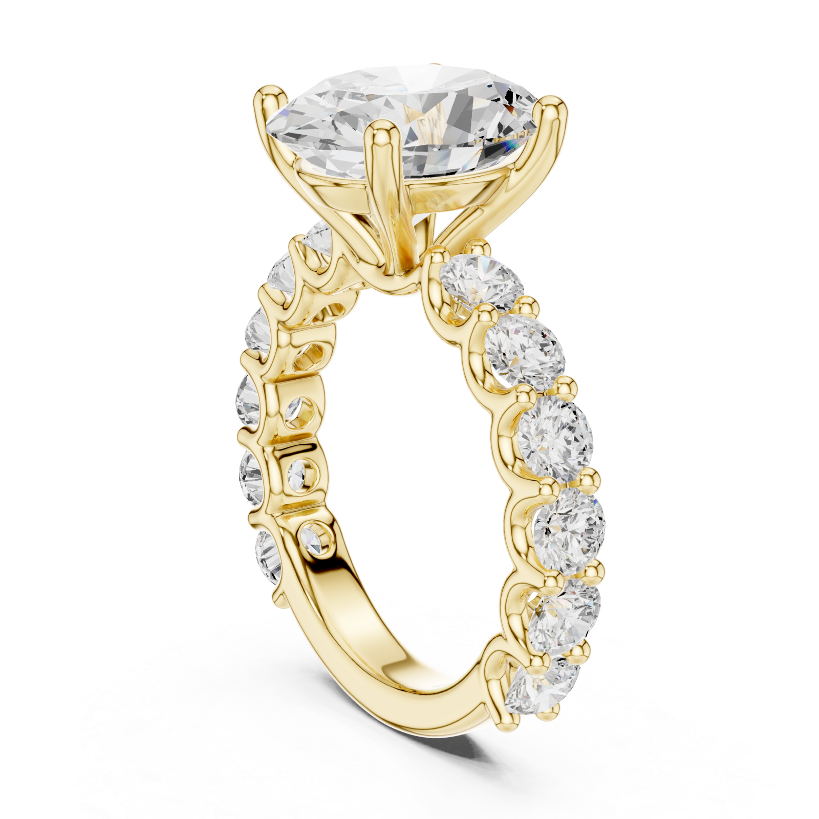  Gold Celestial Grandeur Ring Left View