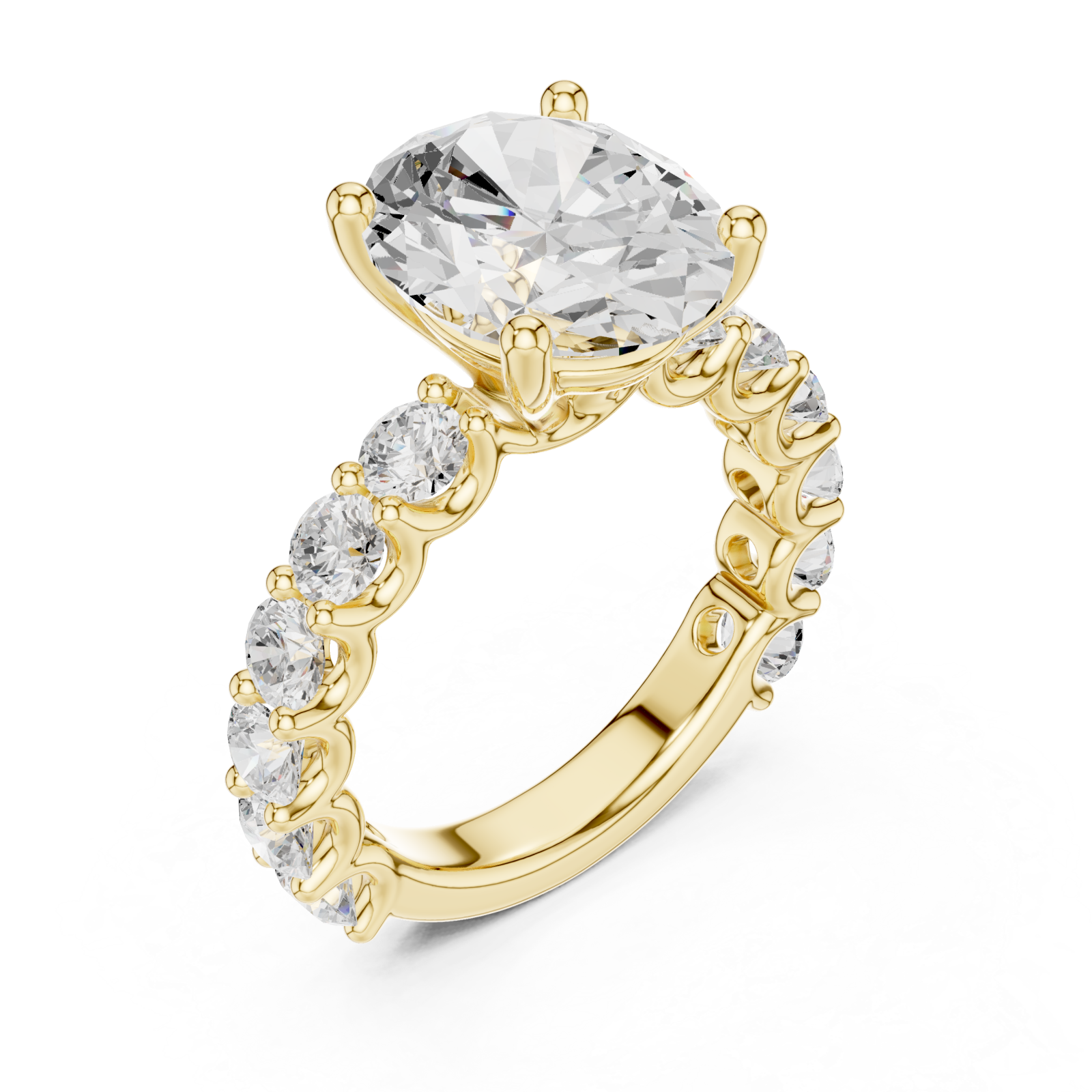 Gold Celestial Grandeur Ring Right View