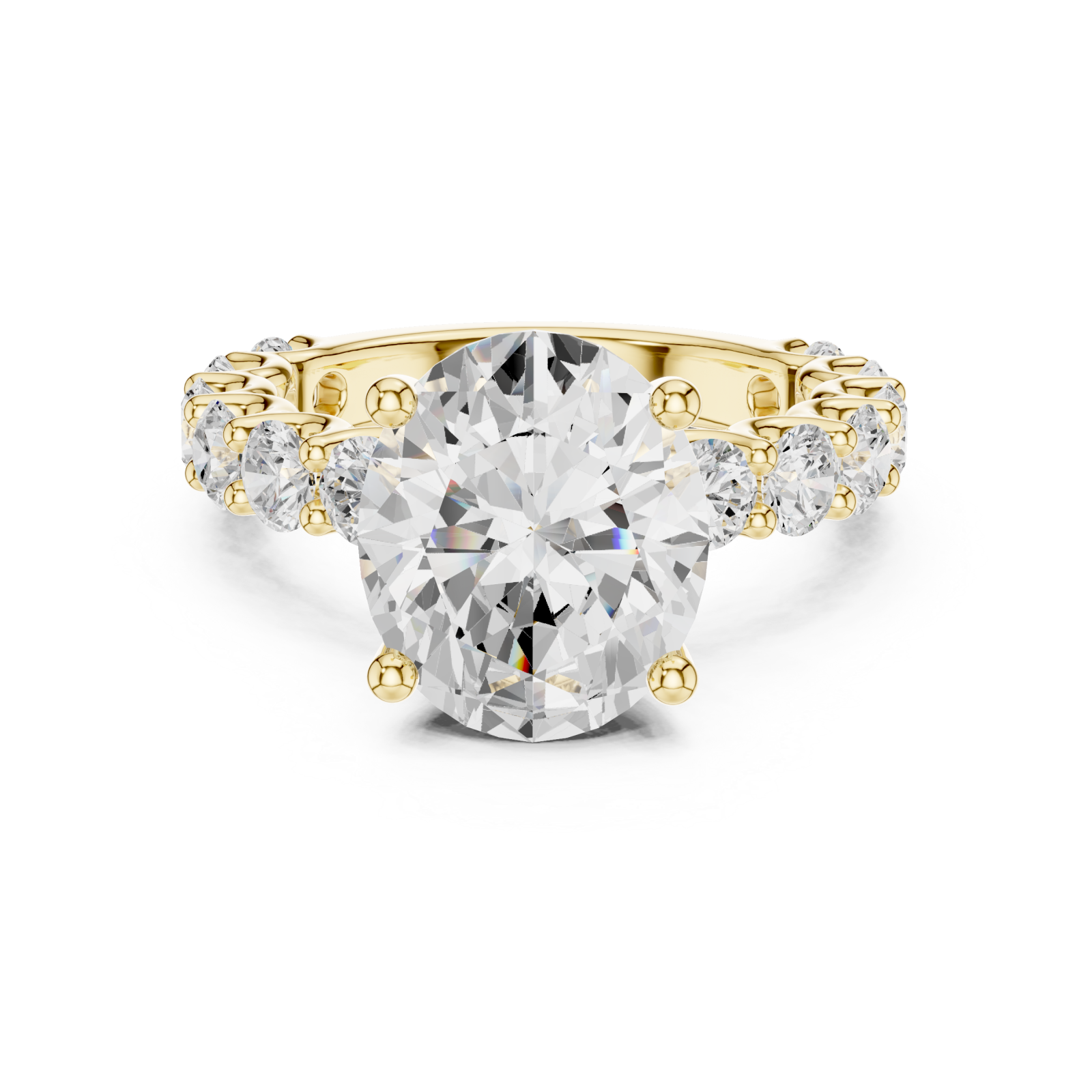  Gold Celestial Grandeur Ring Front View