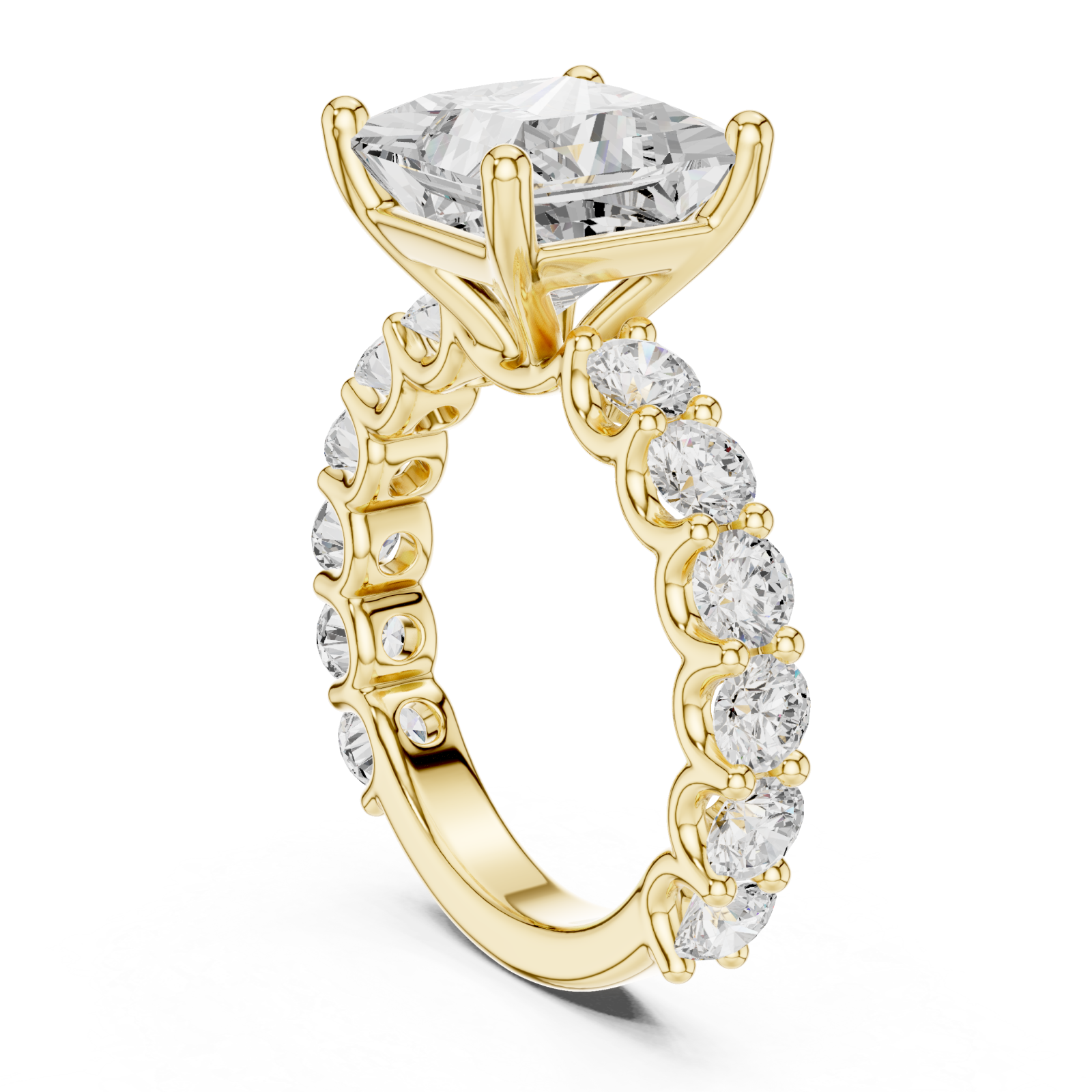  Gold Eternal Brilliance Celebration Ring Left View