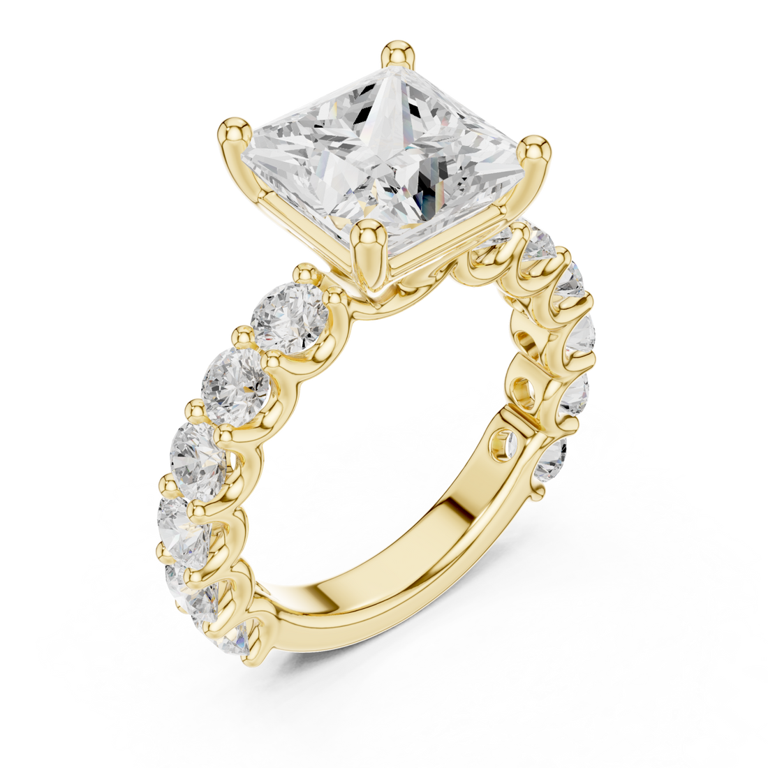 Gold Eternal Brilliance Celebration Ring Right View