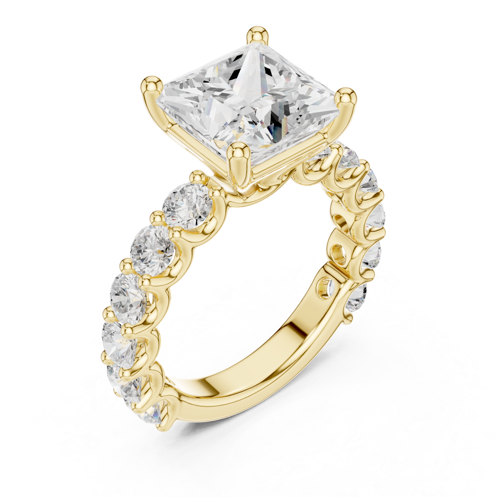 Gold Eternal Brilliance Celebration Ring Right View