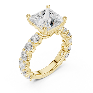 Gold Eternal Brilliance Celebration Ring Right View