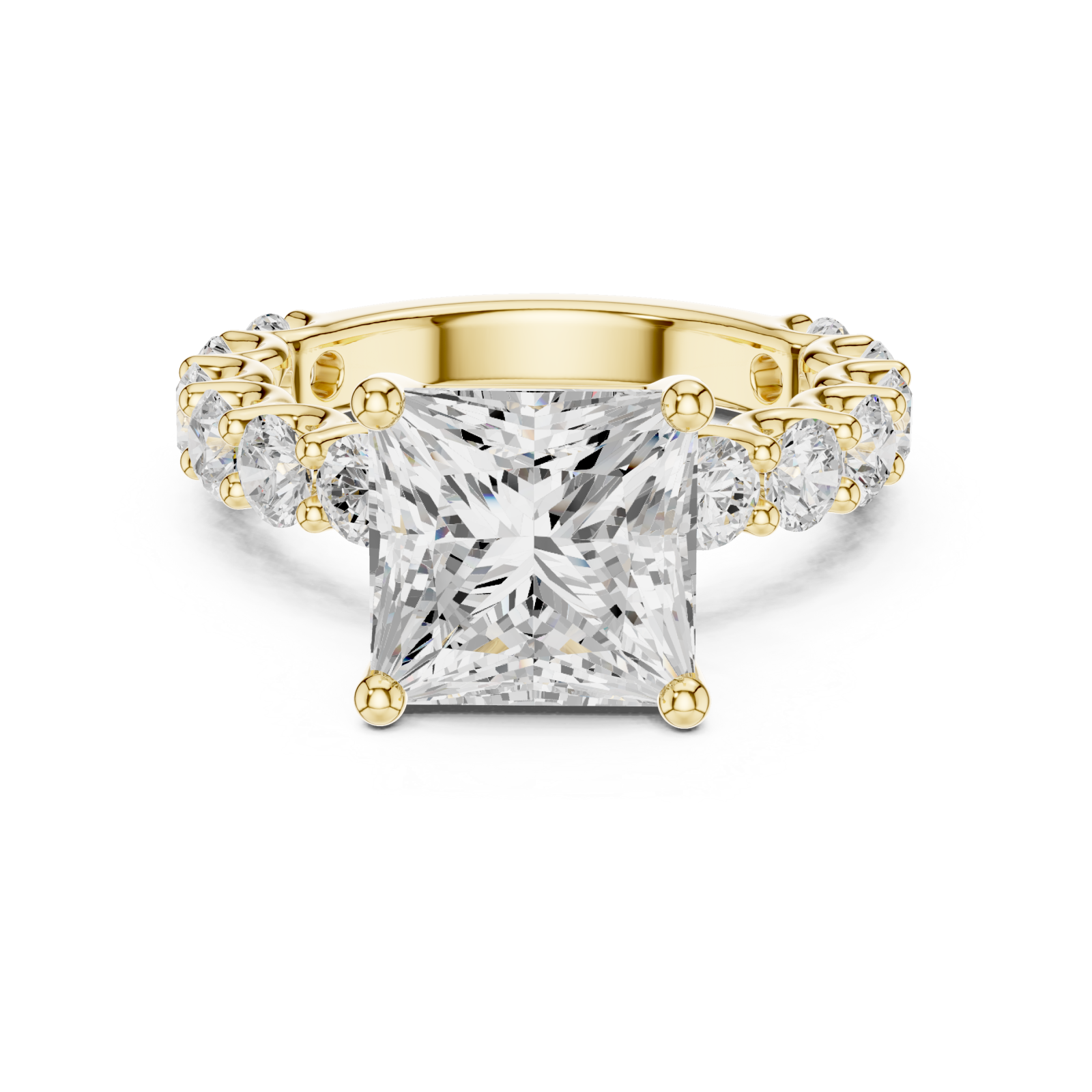  Gold Eternal Brilliance Celebration Ring Front View