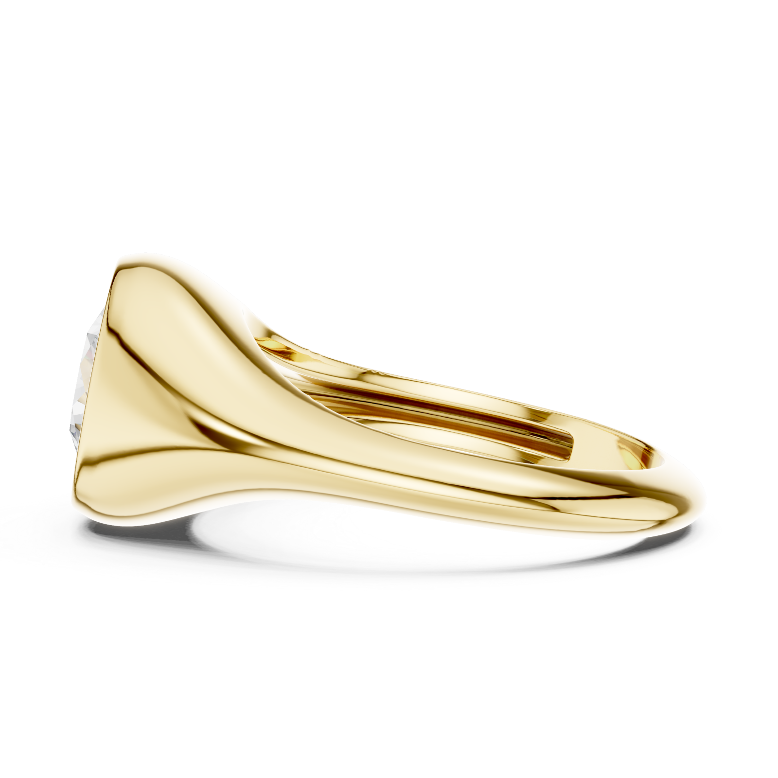  Gold Celeste Silhouette Ring Side View