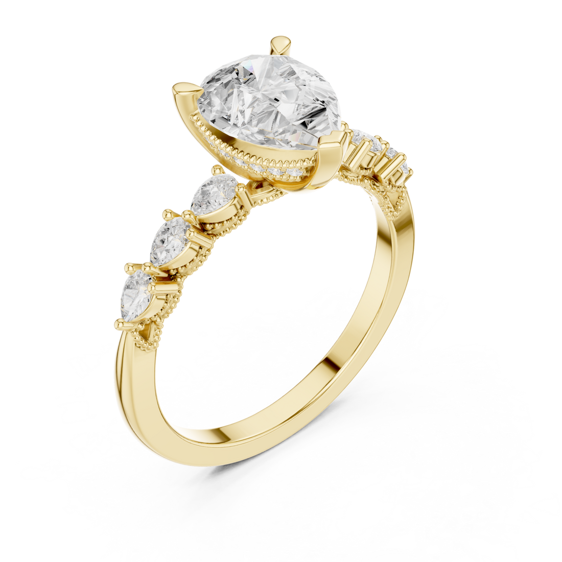 Gold Allure Bound Promise Statement Band Right View