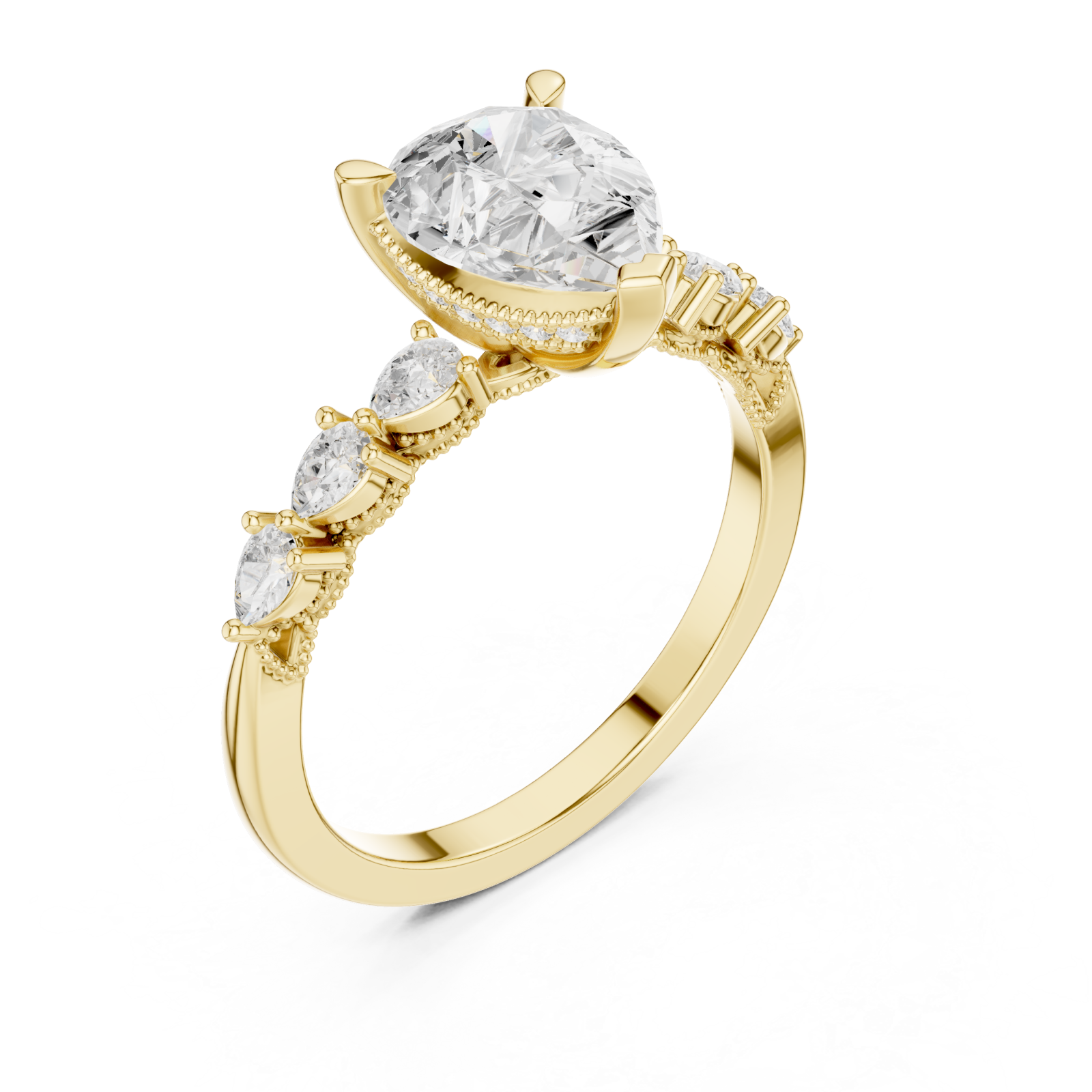 Gold Allure Bound Promise Statement Band Right View