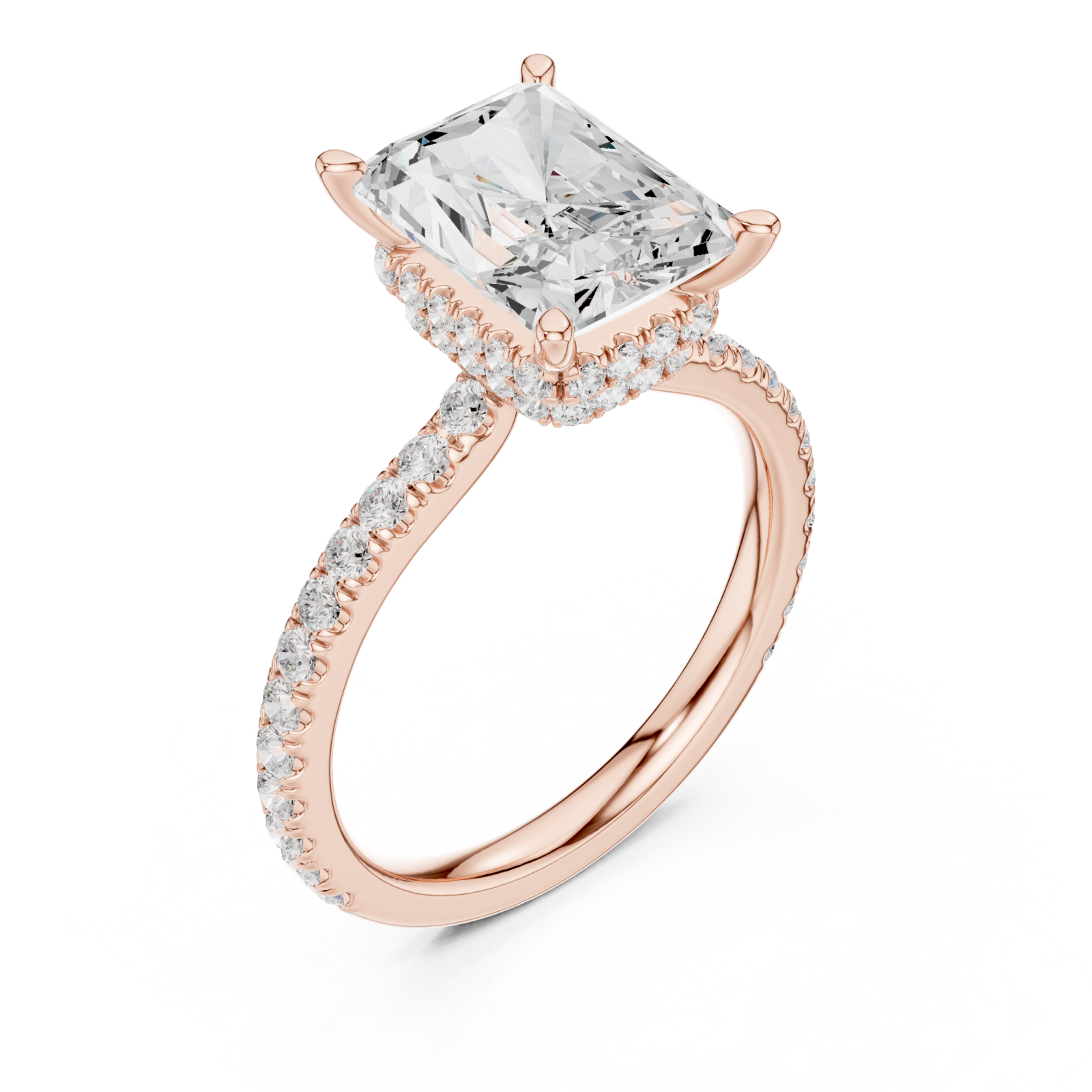  Rose Gold The Celestial Promise Embrace Ring Right View