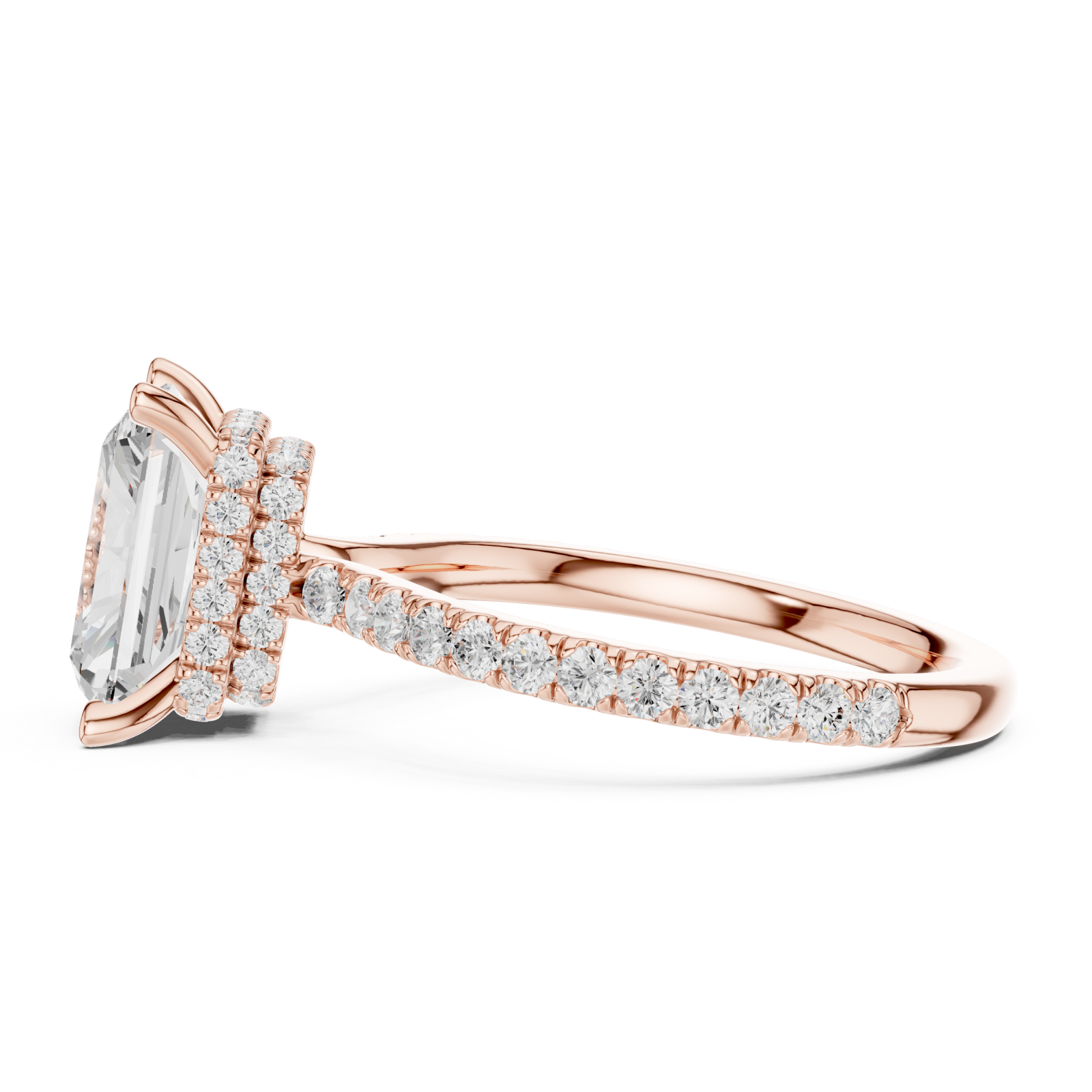  Rose Gold The Celestial Promise Embrace Ring Side View