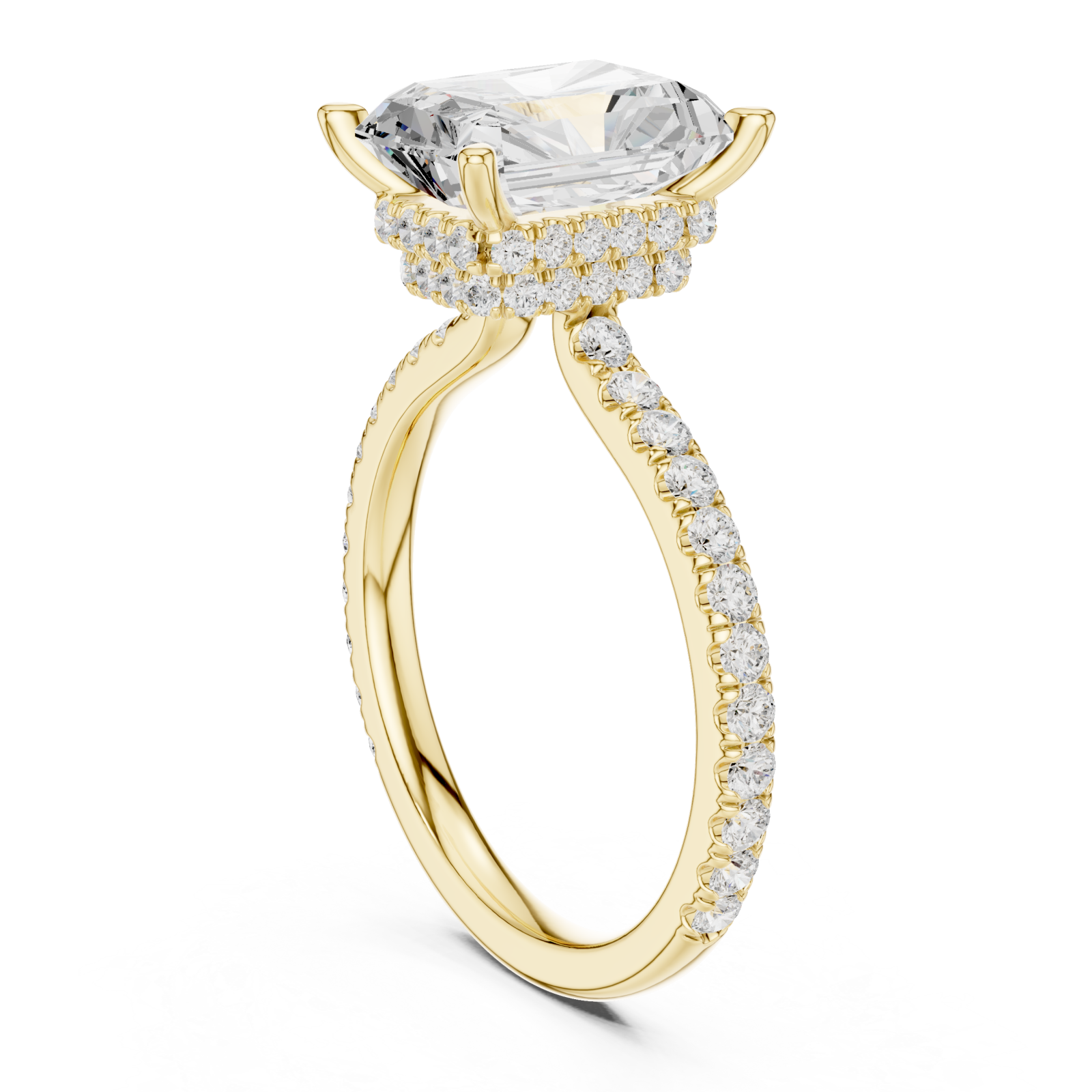  Gold The Celestial Promise Embrace Ring Left View