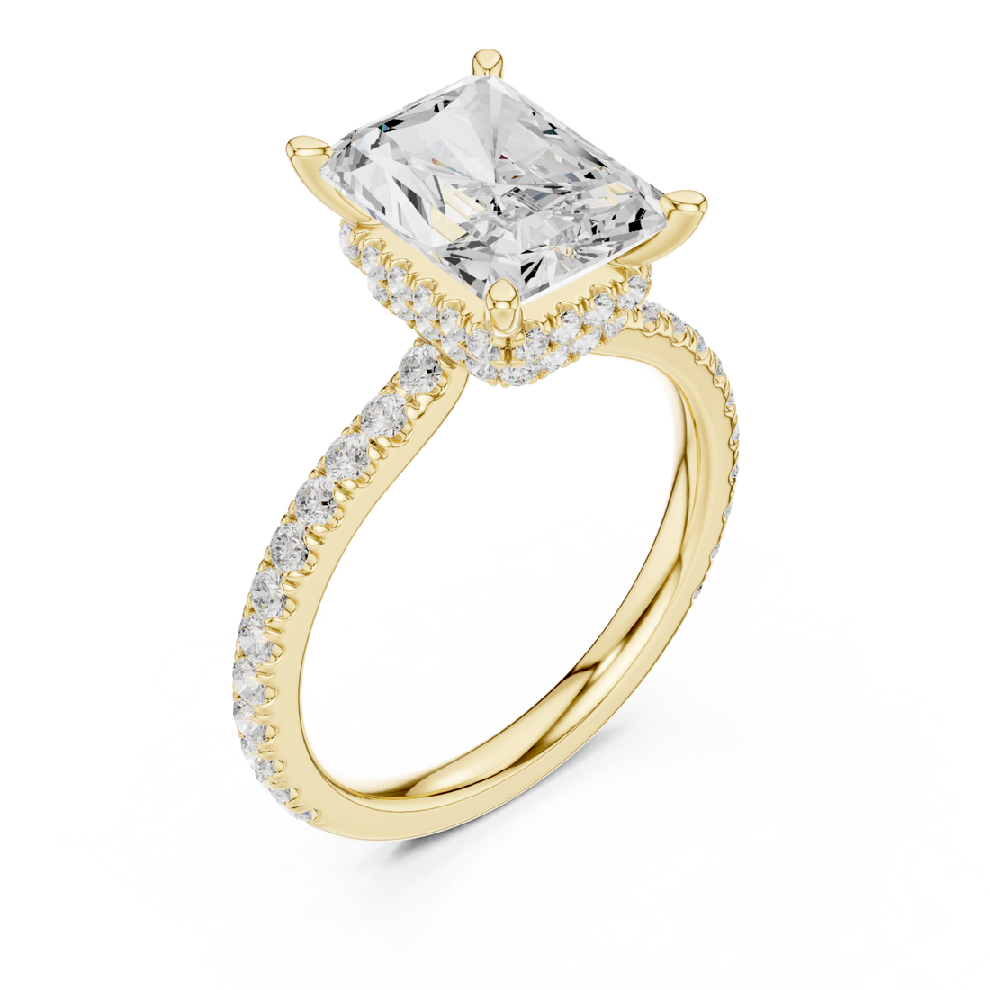 Gold The Celestial Promise Embrace Ring Right View