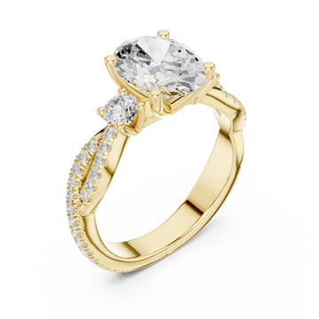 Gold Infinite Whisper Signature Artistry Ring Right View