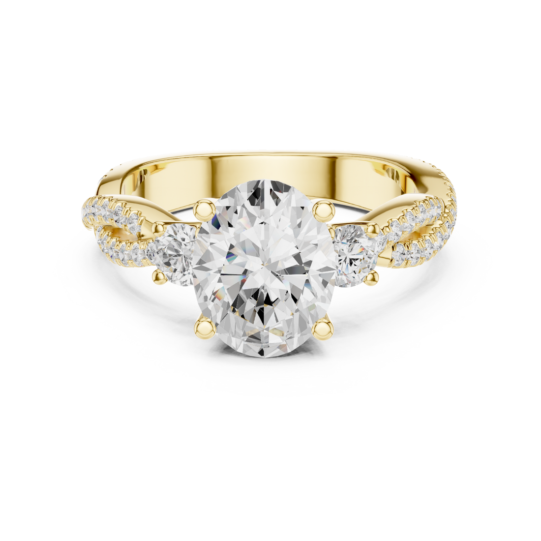 Gold Infinite Whisper Signature Artistry Ring Right View