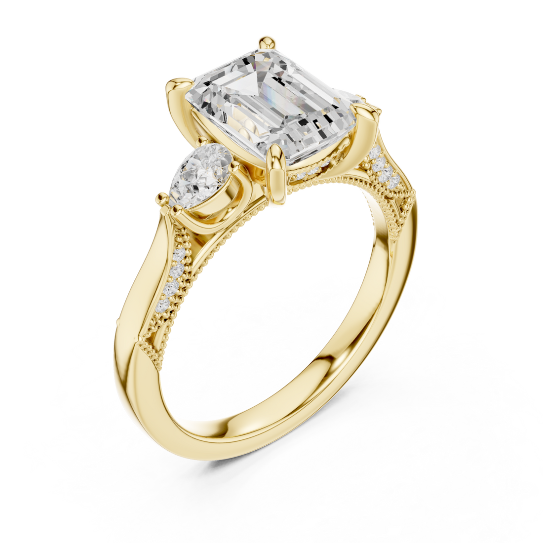 Gold Ethereal Empress Regal Ring Right View